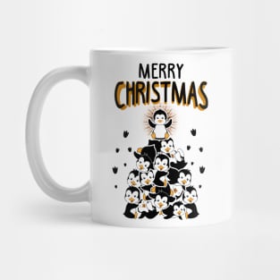 Funny Penguins Christmas Sweatshirt Mug